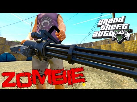 Видео: МИНИГАН ПРОТИВ ЗОМБИ АПОКАЛИПСИСА В GTA 5