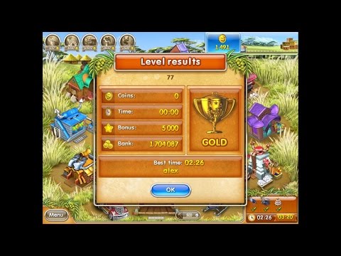 Видео: Farm Frenzy 3 only GOLD (level 77) playthrough Веселая ферма 3 (уровень 77) Золото