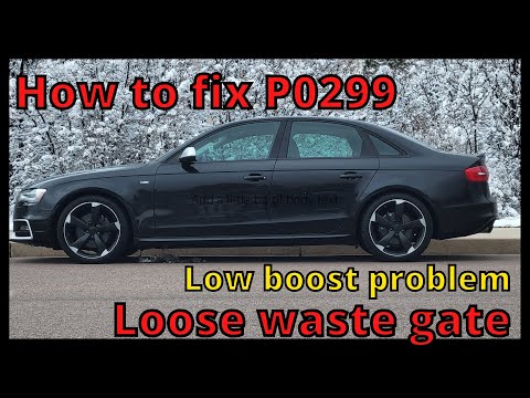 Видео: P0299 на Audi 2.0t. УСТРАНЕНИЕ НЕИСПРАВНОСТИ ПЕРЕПУСКНОГО КЛАПАННОГО ГАЗА