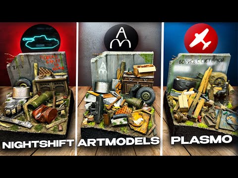 Видео: СДЕЛАЛ ДИОРАМУ В СТИЛЕ Art models, Night Shift и PLASMO
