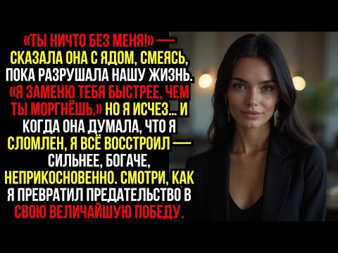 Видео: «Ты НИЧТО без меня!» — сказала она с ЯДОМ, смеясь, пока РАЗРУШАЛА нашу жизнь  «Я ЗАМЕНЮ тебя