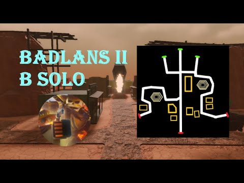 Видео: Прохождение Badlans II в solo. Roblox. TDS 2024.