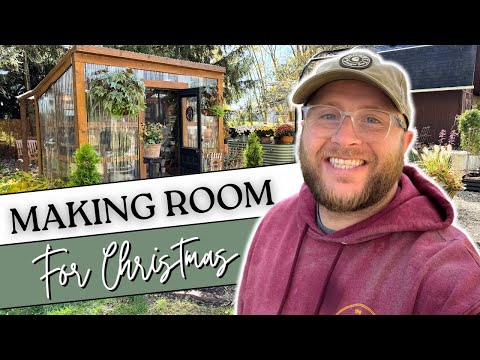 Видео: Подготовка к Рождеству начинается | Убираем осенний декор в саду