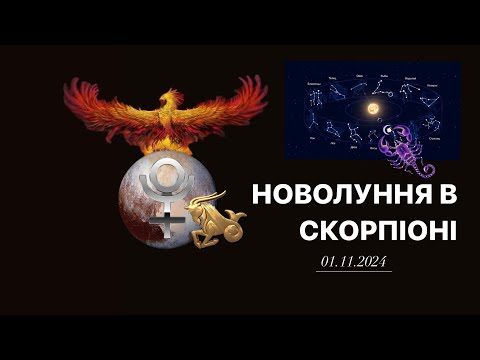 Видео: НОВОЛУННЯ В СКОРПІОНІ | 01.11.2024