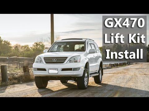 Видео: Как установить 3-дюймовый лифт-комплект на Lexus GX470 4Runner FJ | Удаление подушки безопасности...