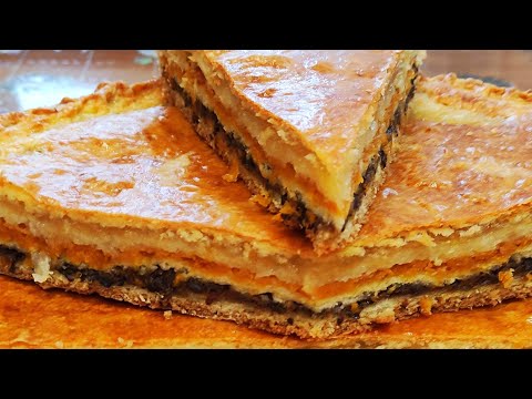 Видео: Татарский трёхслойный пирог на песочном тесте.