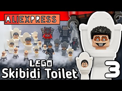 Видео: LEGO SKIBIDI TOILET#3▶НЕРЕАЛЬНЫЕ ЛЕГО ФИГУРКИ ПО ВСЕЛЕННОЙ СКИБИДИ ИЗ КИТАЯ