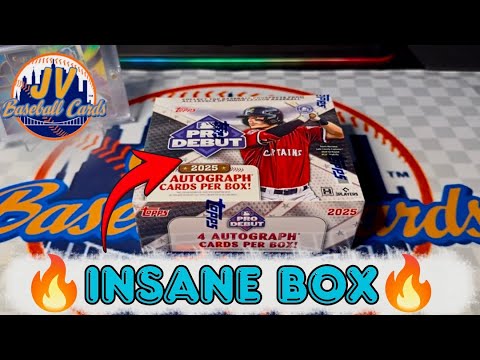 Видео: 🚨НОВЫЙ РЕЛИЗ🚨 - 2025 Topps Pro Debut Hobby Box Rip *БЕЗУМИЕ🔥*