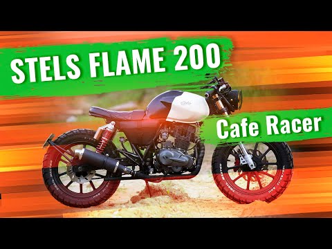 Видео: Кастом за 40 тысяч рублей. Обзор Stels Flame 200 Cafe Racer