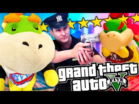 Видео: Баузер-младший играет в Гранд Кража Авто (GTA 5)