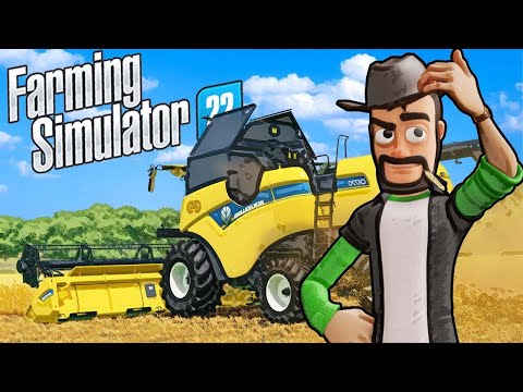 Видео: FS 22 - Карта из DLC Horsch AgroVation. Большая уборка пшеницы !!! # 9