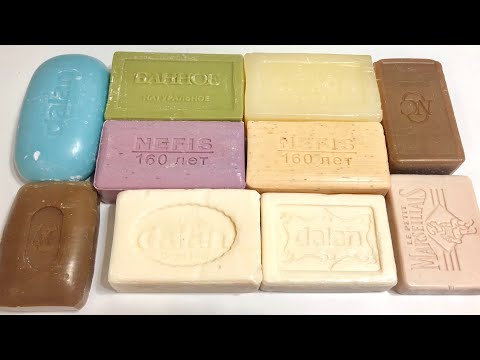 Видео: ASMR Soap/ cutting dry soap/ режу разное сухое мыло