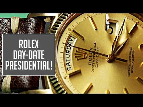 Видео: Полная реставрация золотых часов Rolex Day-Date 1958 года!