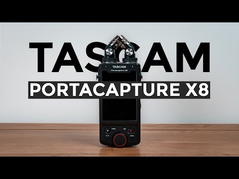 Видео: Обзор Tascam Portacapture X8 | 32-битный звук — просто рулит!