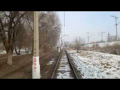 Видео: Волгоградский трамвай. Маршрут 7 "Ул. КИМ - Жилгородок"/ Volgograd tram. Route 7