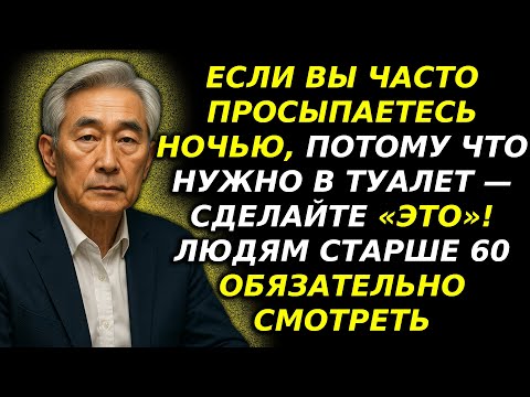 Видео: Часто просыпаетесь ночью из-за мочеиспускания? Способ за 1 день! Обязательно для 60+