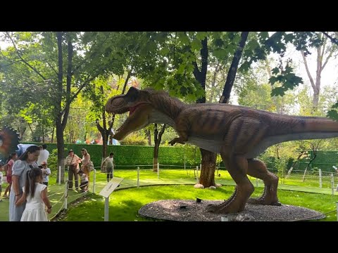 Видео: Dino Park Almaty.Дино парк Алматы.Family park Алматы.Мир динозавров.Открытие парка Дино парк Алматы 
