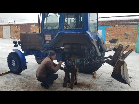 Видео: Клинит педаль тормоза, Трактор МтЗ-80,мТз-82. В чем проблема, совет. Будни Тракториста, братан в бою