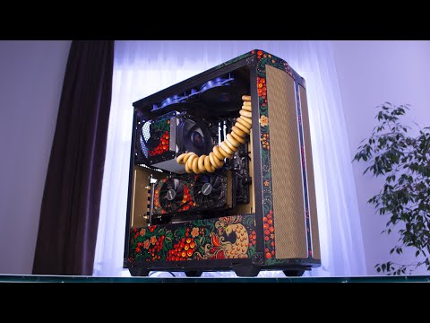 Видео: ПК в стиле ХОХЛОМЫ | @be quiet!  Pure Base 500DX | МОДДИНГ и кастом корпуса  от Designing Lab