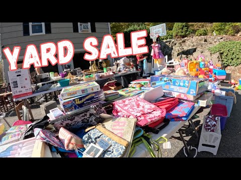 Видео: Столько НЕВЕРОЯТНЫХ находок на дворовой распродаже за одно утро!