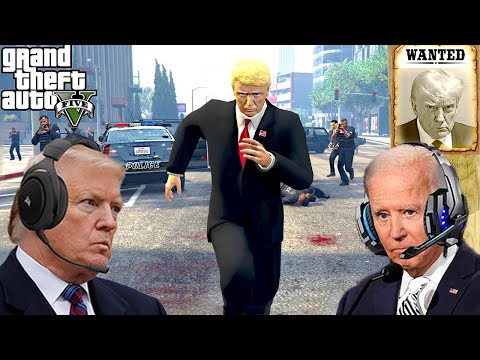 Видео: Президенты США выживают как самые разыскиваемые в GTA 5