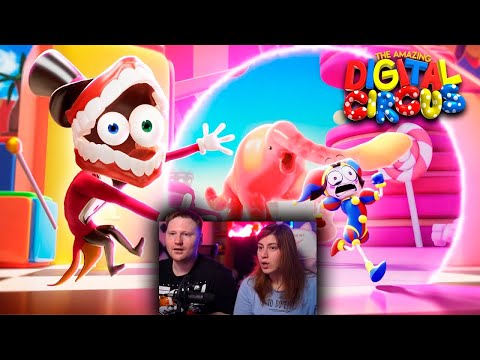 Видео: Удивительный цифровой цирк - трейлер 1 серии | UP NEXT ON THE AMAZING DIGITAL CIRCUS | РЕАКЦИЯ