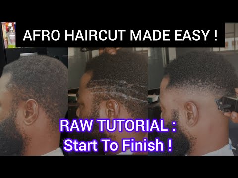 Видео: Самый простой и практичный урок по афро-стрижке | Пошаговое руководство для новичков и профессион...