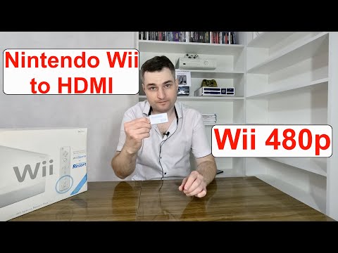 Видео: Nintendo Wii to HDMI в 480p