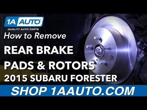 Видео: Как заменить задние тормоза на Subaru Forester 13–18 годов