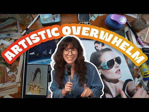 Видео: Слишком много вещей?! 📚 — Создание коллажей + Обсуждение искусства