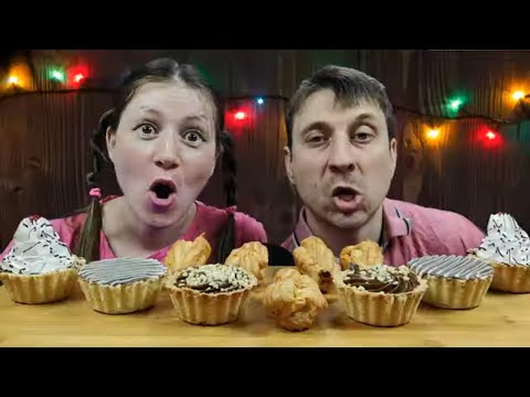 Видео: МУКБАНГ ЧАЕПИТИЕ С ПИРОЖНЫМИ | MUKBANG TEA PARTY WITH CAKES. RUSSIAN FOOD | #cakes #пирожные