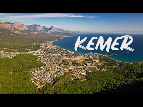 Видео: Кемер (Турция) с дрона | Antalya, Kemer, Kiriş (Turkey)