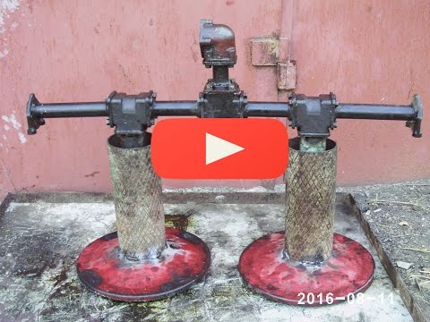 Видео: ПЕРЕДЕЛКА РОТОРНОЙ  КОСИЛКИ ДЛЯ МИНИ ТРАКТОРА  2 ЧАСТЬ