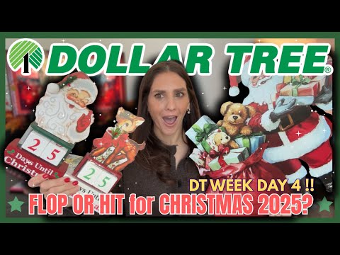 Видео: 🎄 Неделя DT, день 4! ПЕРВЫЙ рождественский набор Dollar Tree 2025 🎁 НОВЫЕ праздничные находки, ко...