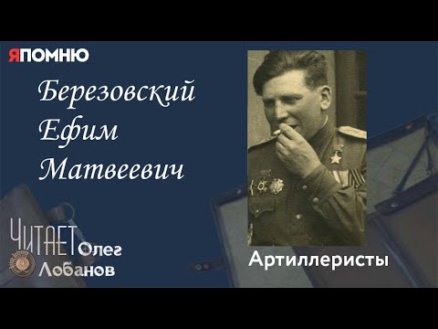 Видео: Березовский Ефим Матвеевич. Проект "Я помню" Артема Драбкина. Артиллеристы.