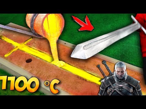Видео: ОТЛИВАЮ МЕЧ ВЕДЬМАКА из АЛЮМИНИЯ.. ЧТО ПОЛУЧИЛОСЬ ?