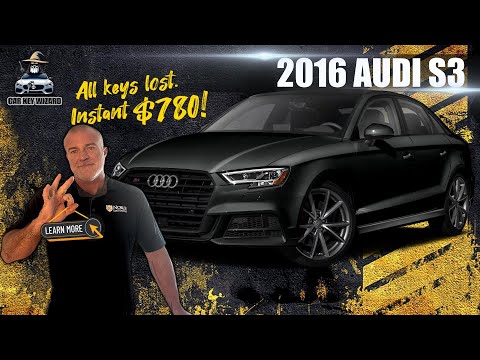 Видео: Audi S3 2016 года. Все ключи утеряны. Программирование смарт-ключа с помощью VVDI2.