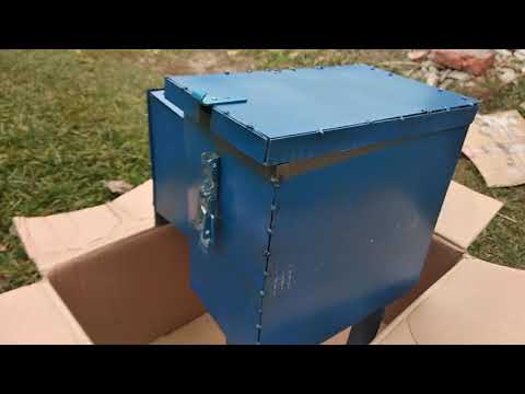 Видео: Ящик под аккумулятор для мотоблока