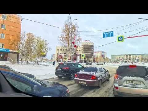 Видео: Усинск #2024 #city #snow