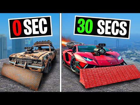 Видео: каждые 30 секунд моя РАМПОВАЯ МАШИНА становится БЫСТРЕЕ... GTA 5