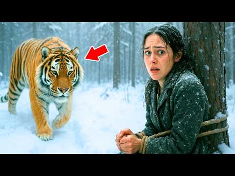 Видео: Муж привязал её к дереву… Но то, что сделал амурский тигр — шокировало всех!