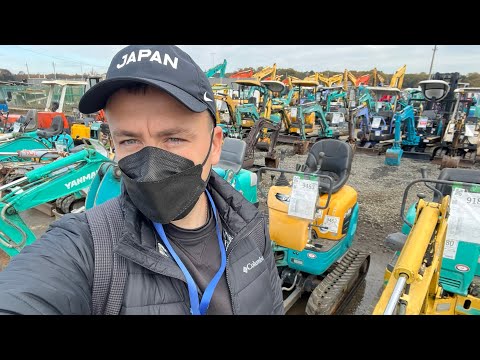 Видео: Аукцион спецтехники ARAI OYAMA KENKI Япония ч2！　Arai Auction Oyama　オークション現場 紹介 part2！