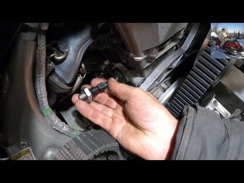 Видео: Снегоход BRP Skandic 900 ace. Течет датчик давления масла.