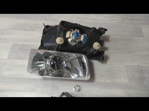 Видео: LED линзы в Пассат Б3/PassatB3 ч.1