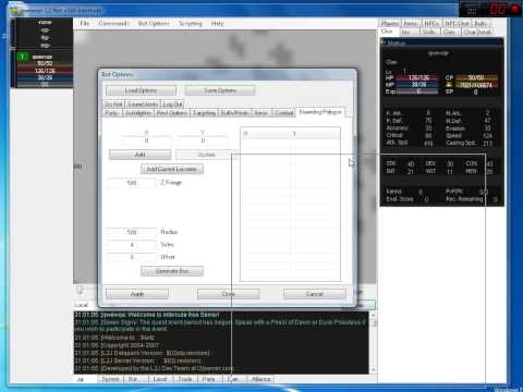 Видео: Бот (L2NET) для LineAge2 Interlude