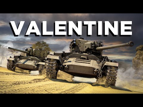 Видео: Танк Valentine: идеал производственника