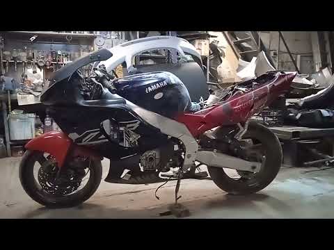 Видео: Yamaha yzf 600 thundercat строю с нуля