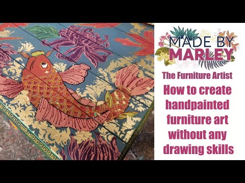 Видео: Как создать расписанную вручную мебель без навыков рисования