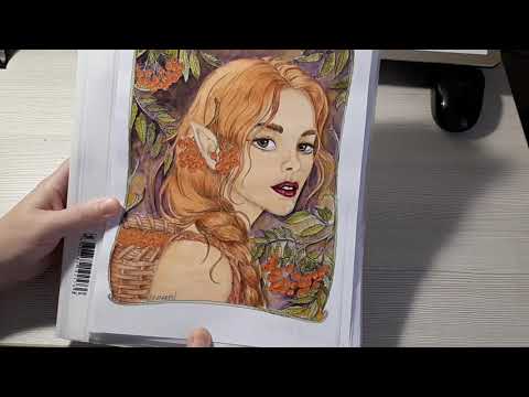 Видео: Челлендж Осень Осень... В раскрасках антистресс