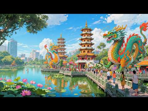 Видео: Гаосюн, Тайвань🇹🇼 Самый современный портовый город на Тайване (4K UHD)